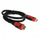 Extradigital HDMI to HDMI, 0.75m, v1.4b, 30 AWG, Gold, PVC, Hi-Speed